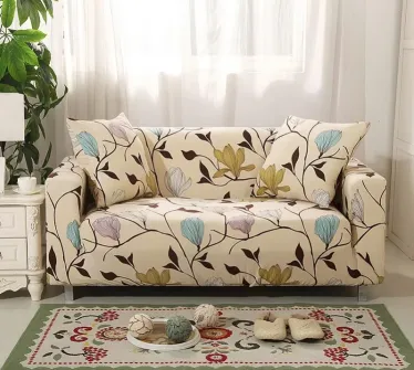 Best Quality Premium flower printed sofa cover 032